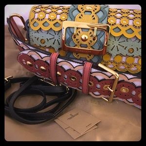 New. Burberry Buckle Crossbody Bag or Clutch
